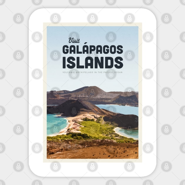 Visit Galápagos Islands Sticker by Mercury Club